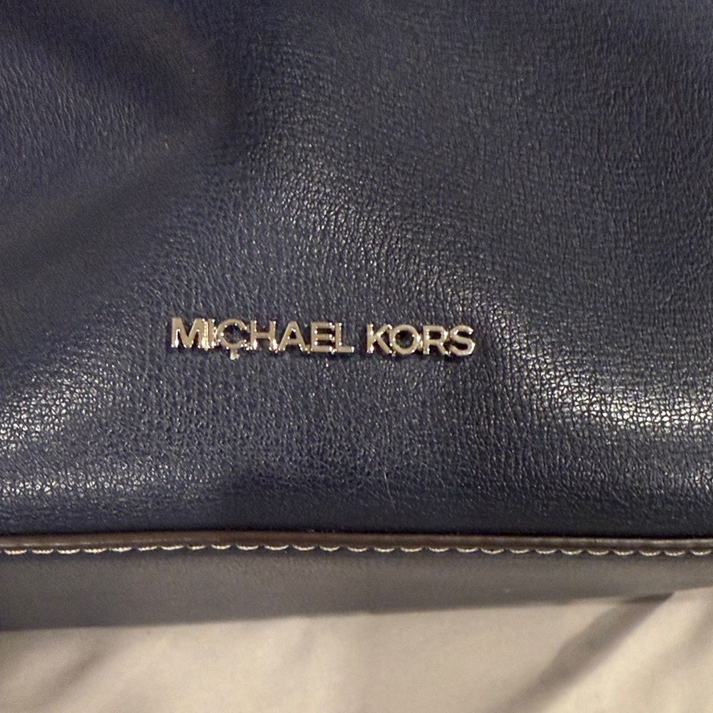 Michael Kors Midnight Blue Leather Tote - Picture 5 of 10